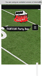 Mobile Screenshot of fanvanpartybus.com